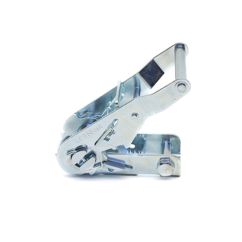 Hebilla de trinquete de zinc blanco de 28 mm