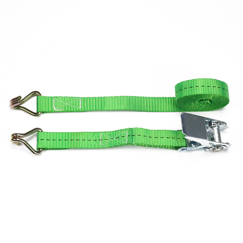 Correas de trinquete con gancho en J Doubie verde