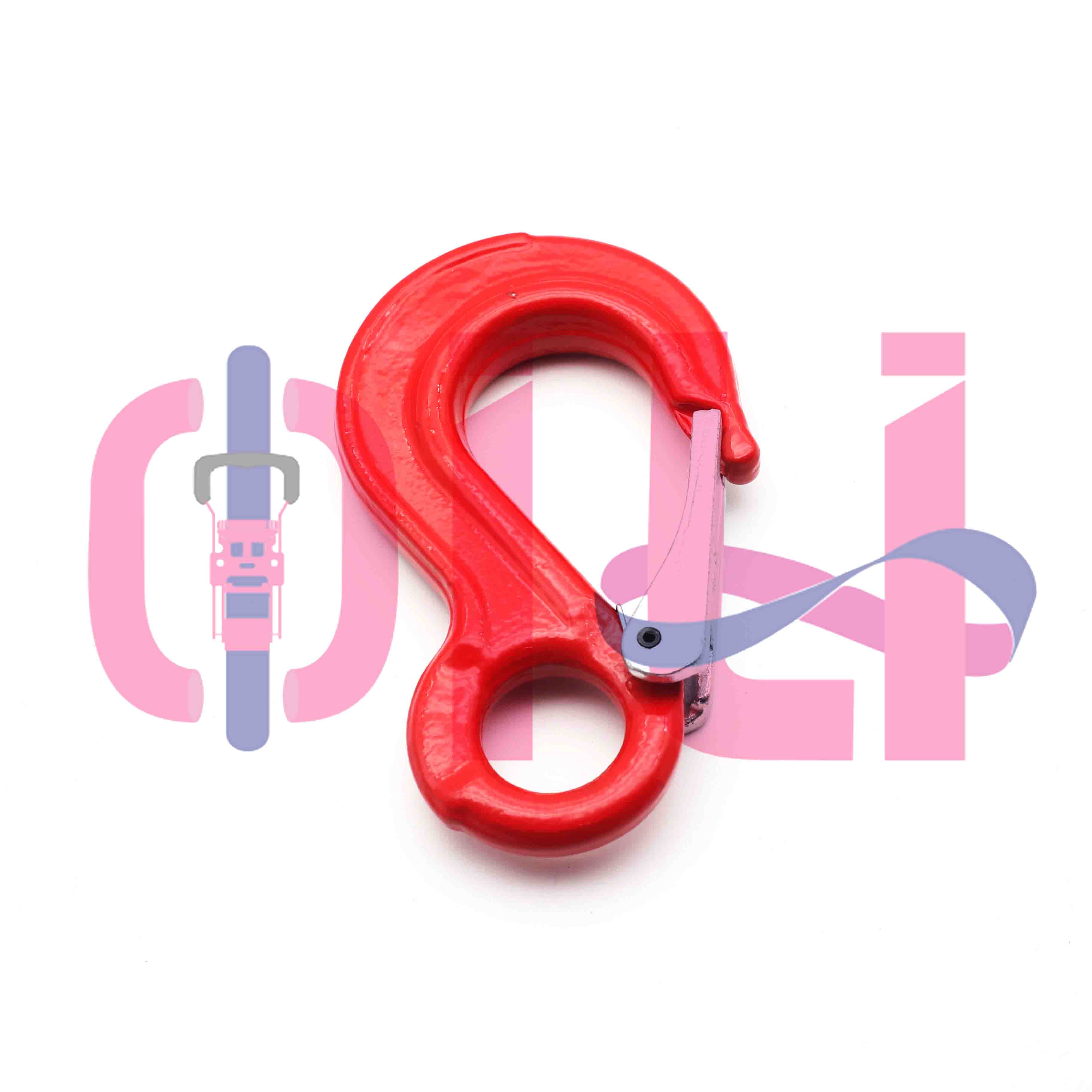 Eslinga de cadena de elevación con gancho de horquilla ajustable G80